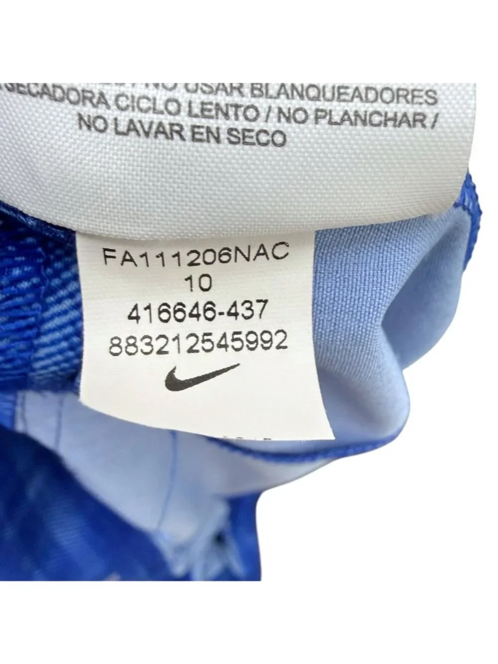 Nike Women's Dri-FIT Golf Shorts Size Medium Royal Blue Geo Print Sportswear